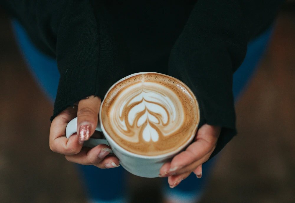 making coffee with espresso machine